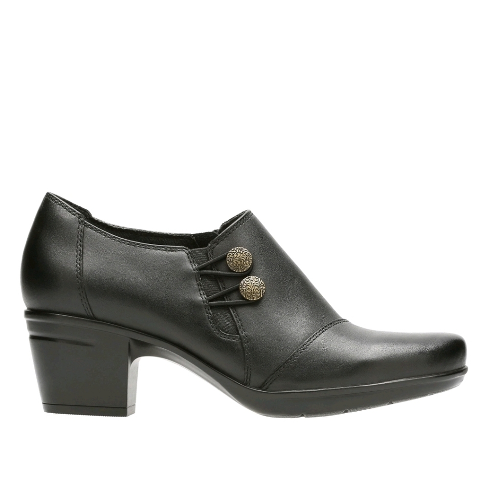 CLARKS Elegant Black Women's Shoes SIZE 7